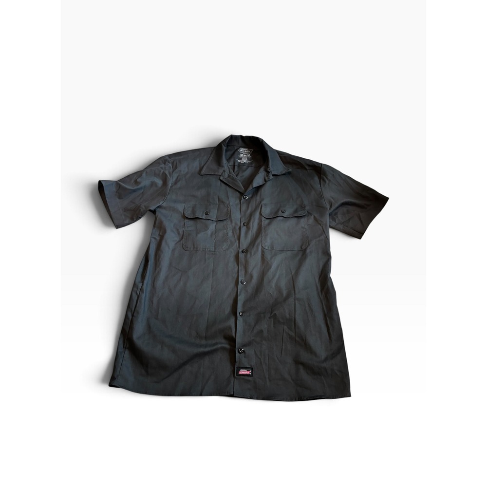 Dickies Short Sleeve Work Shirt Medium Black TempControl Utility Streetwear